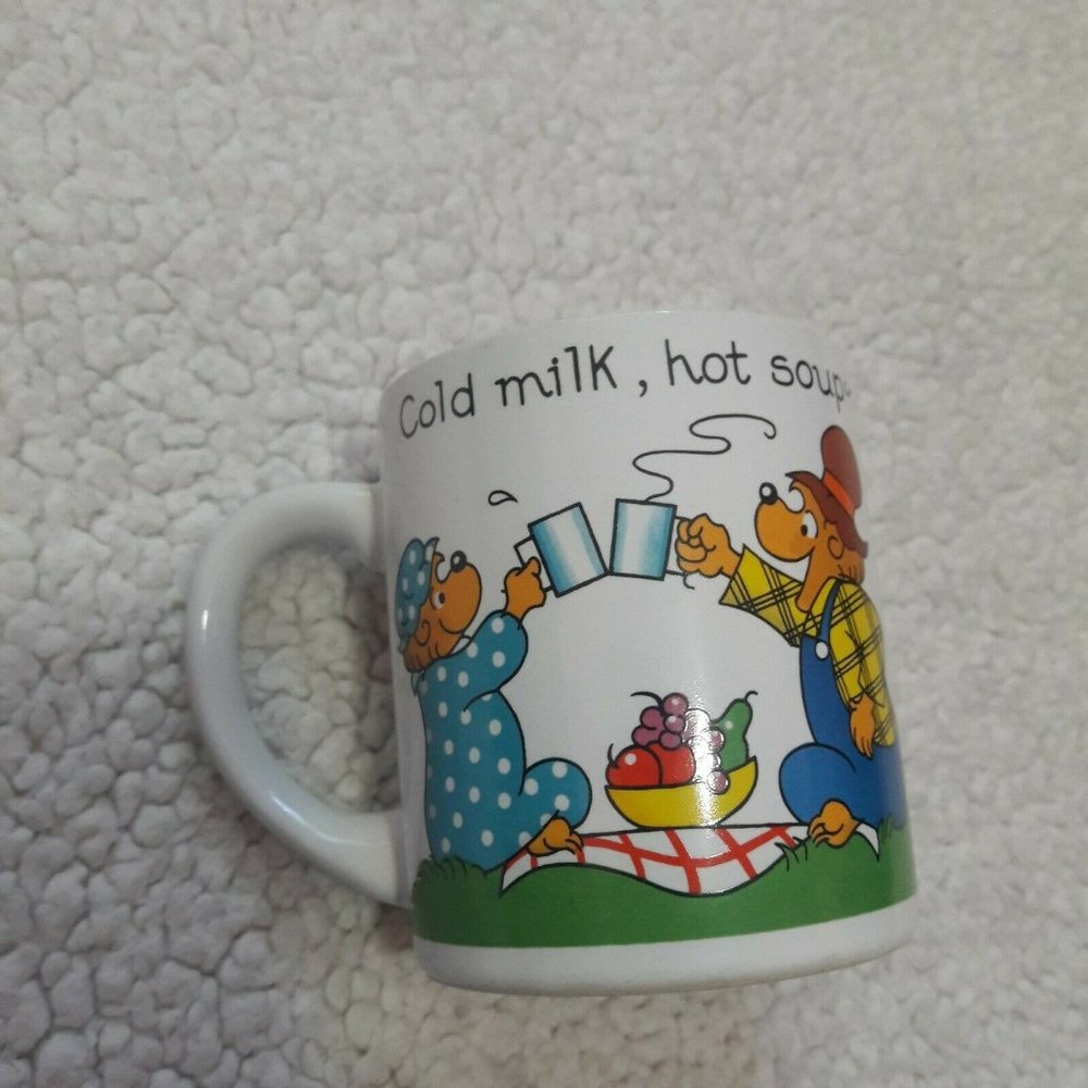 Vintage Berenstain Bears 1987 Coffee Tea Mug